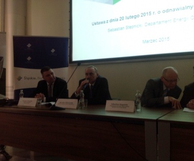 Debata o OZE 30.03.2015 r. w Urzędzie Marszałkowskim Województwa Śląskiego